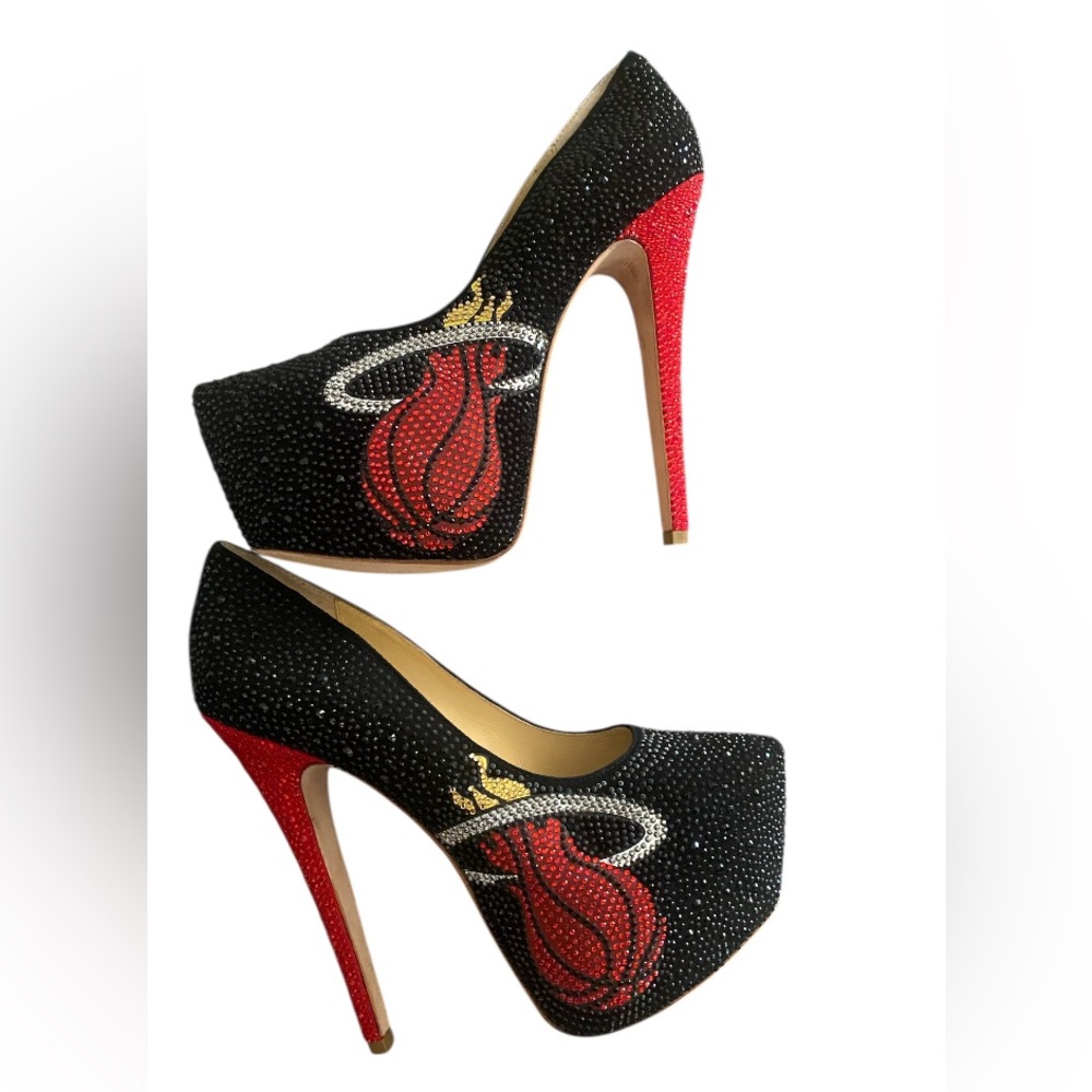 HerStar Miami Heat High Heel Shoes - Size 9